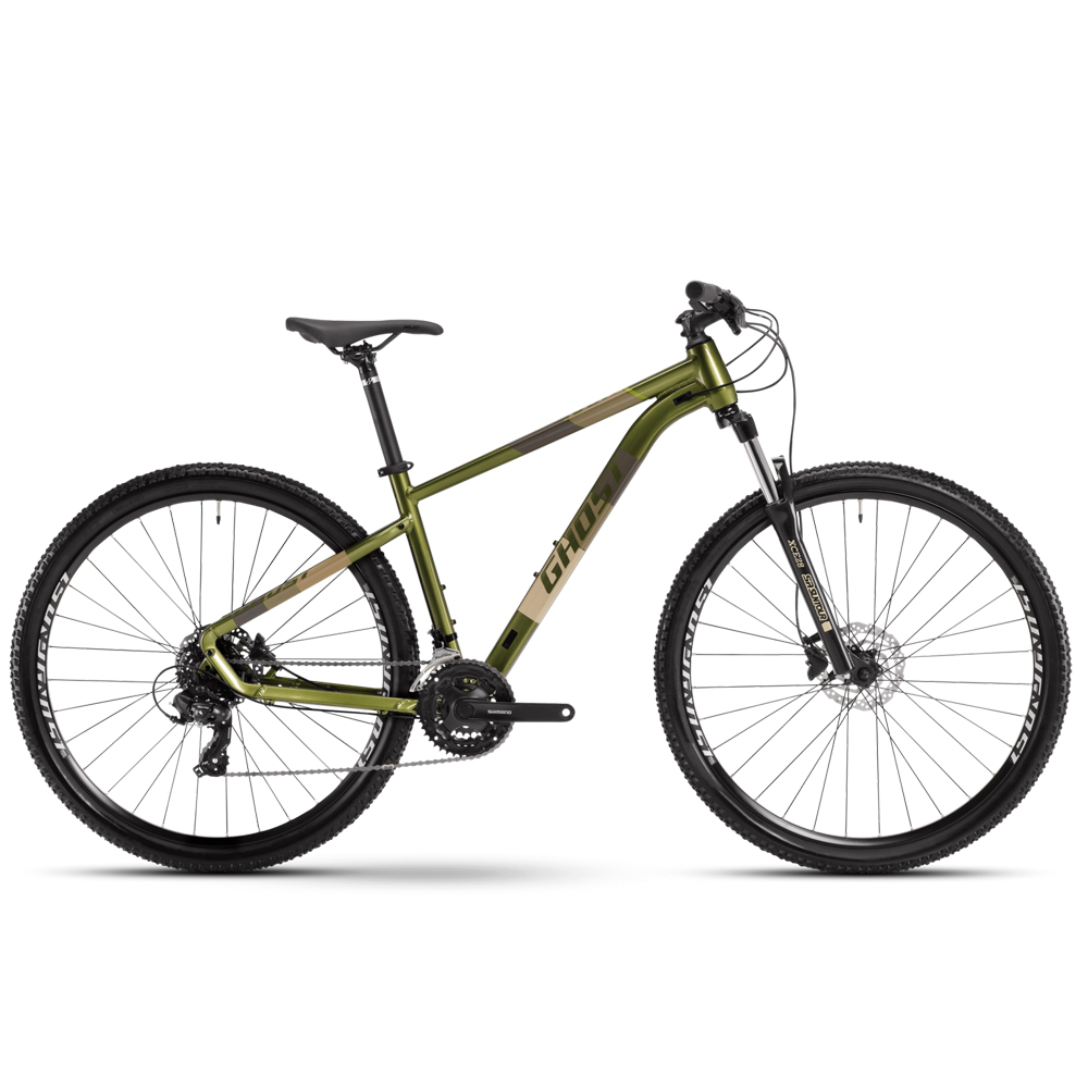 Велосипед Ghost Kato Base 27,5" рама M, зелёный, 2021