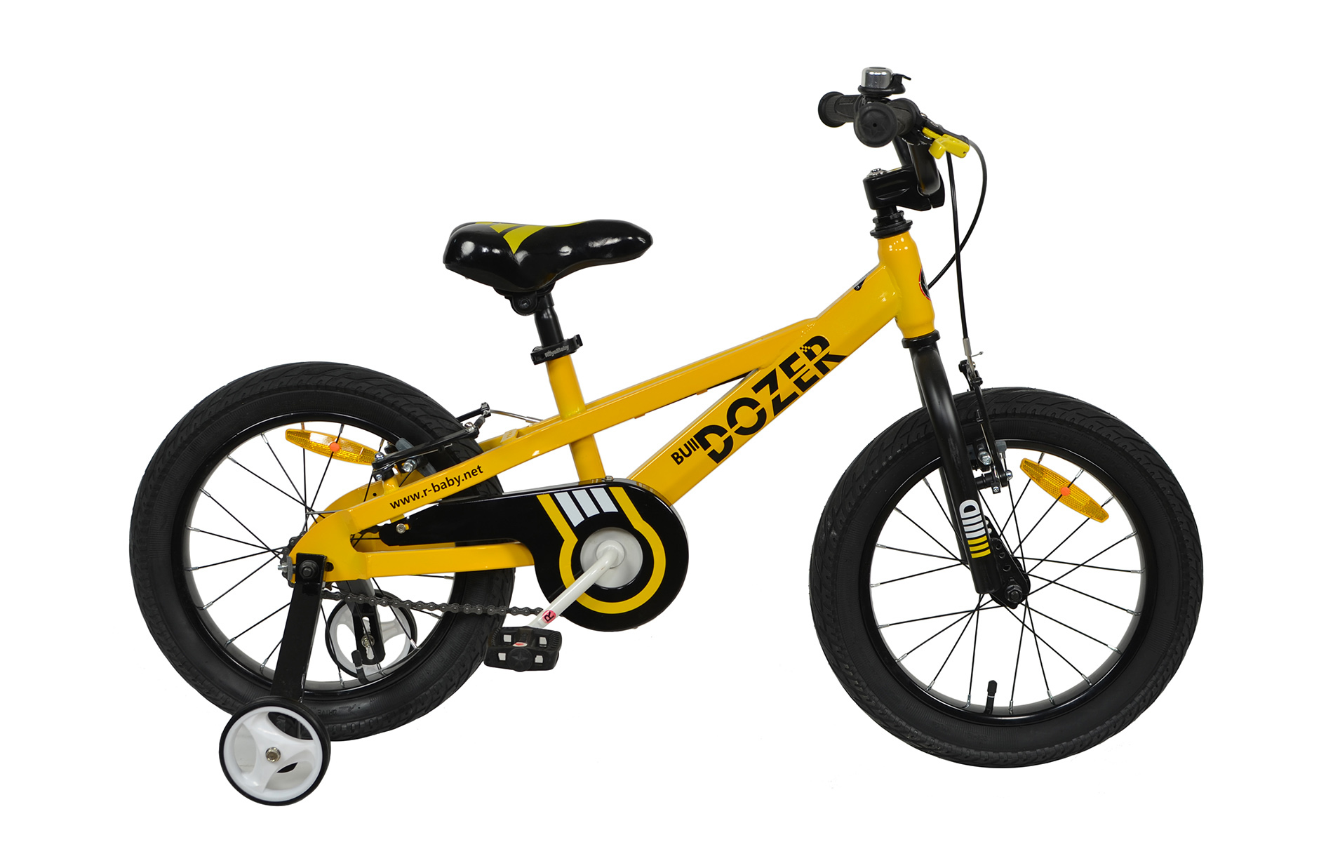 Велосипед RoyalBaby BULL DOZER 16", OFFICIAL UA, желтый