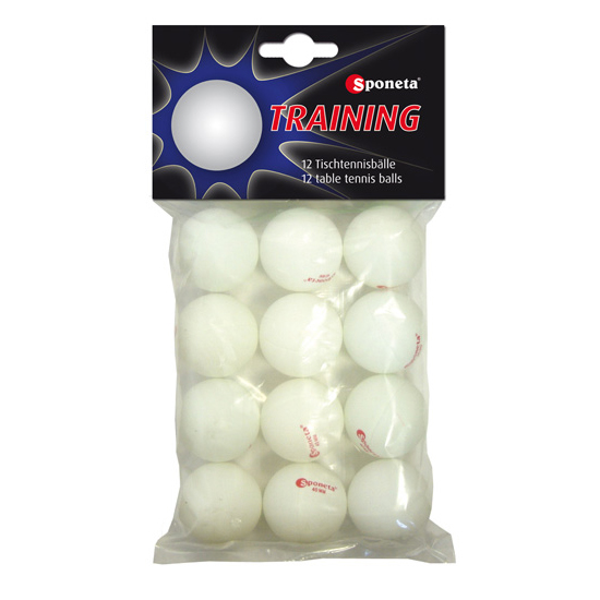 Кульки для настільного тенісу Sponeta Practice 12 шт