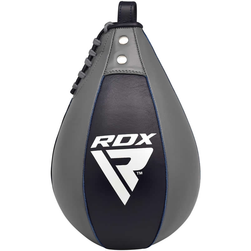 Пневмогруша боксерська RDX Leather Pro Blue M без кріплення