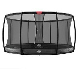  BERG Elite InGround 380 Grey + Safety Net Deluxe 37.92.03.01