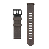 Ремешок тканевый для часов Polar 22 мм Braun Leather M/L 91081744