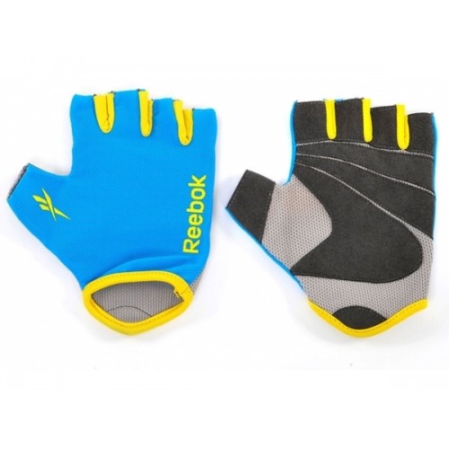 Фитнес-перчатки Reebok RAGL-11134CY голубой L