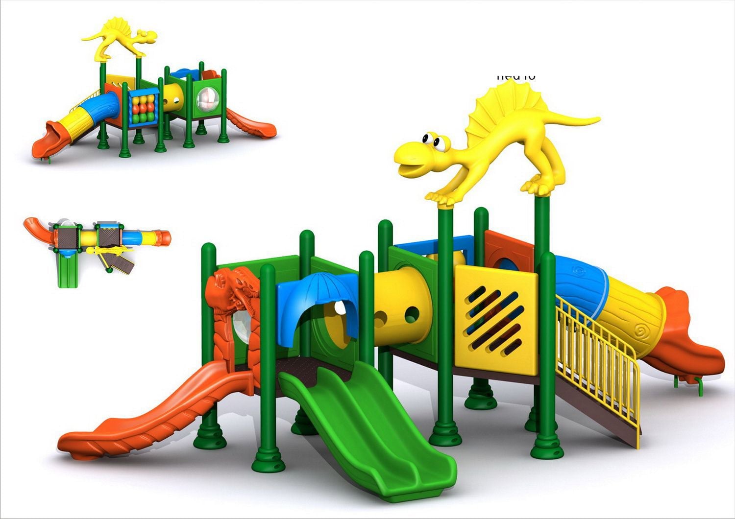 Игровой комлекс-площадка для детей Dinosaur Series HDS-ZR299