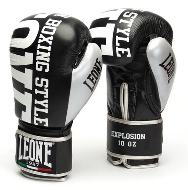 Боксерские перчатки Leone Explosion Black 10 ун.