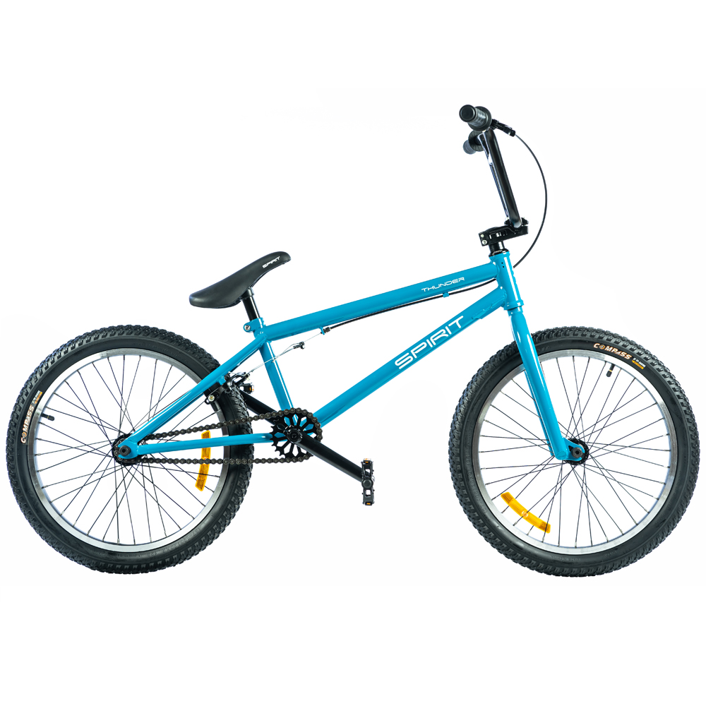 Велосипед Spirit Thunder 20", рама Uni, Блакитний/глянець, 2021