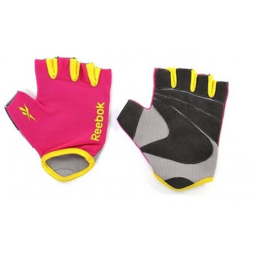Фитнес-перчатки Reebok RAGL-11134MG розовый L