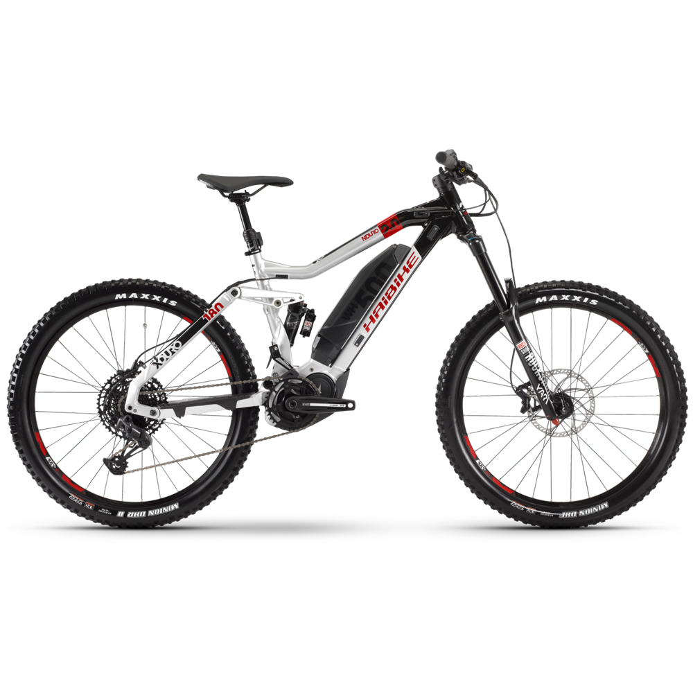 Велосипед HAIBIKE XDURO Nduro 2.0 500Wh 12 s. SX Eagle 27.5", рама L, серо-черно-красный, 2020