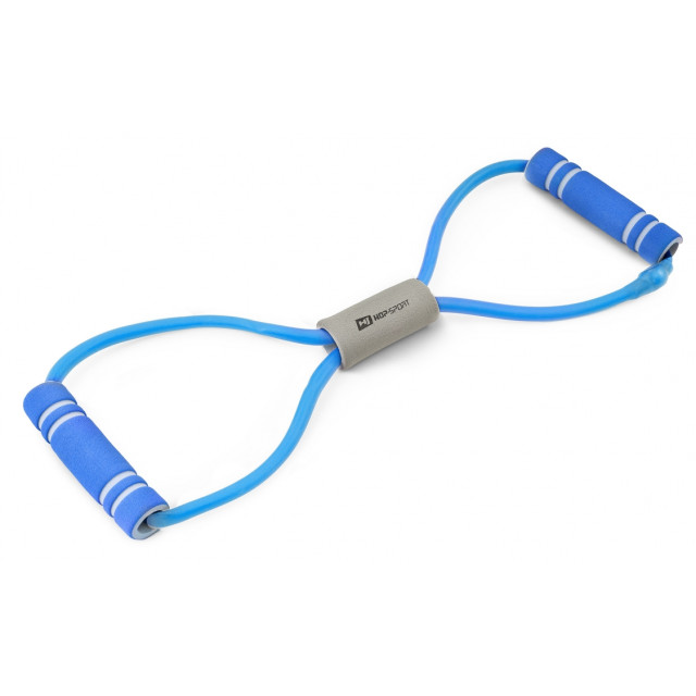 Еспандер резиновий з рукоятками Hop-Sport HS-L042YG синій
