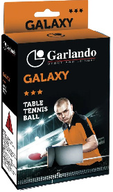 М'ячі для настільного тенісу 6 шт. Garlando Galaxy 3 Stars 2C4-119