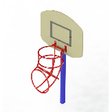 Баскетбольный щит для детей с ОФВ Brustyle DIO1104