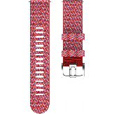 Ремешок кожаный для часов Polar 22 мм Red textil S/M 91081743