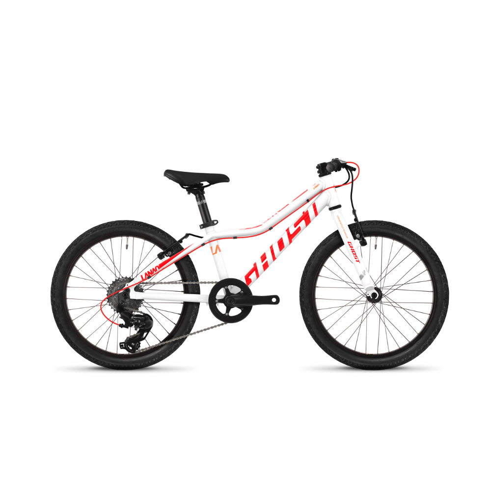 Велосипед Ghost Lanao R1.0 20", бело-красный,  2019