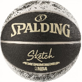  ' Spalding NBA Sketch Swoosh Outdoor Size 7 NBA-SS-OUT 7