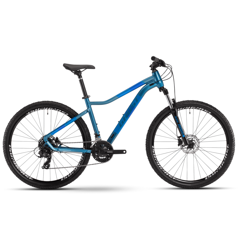 Велосипед Ghost Lanao Base 27,5", рама S, сине-голубой, 2021