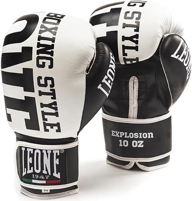 Боксерские перчатки Leone Explosion White 12 ун.