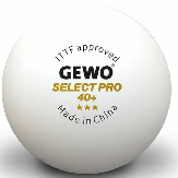 '    Gewo Select Pro 40+ ITTF 6 