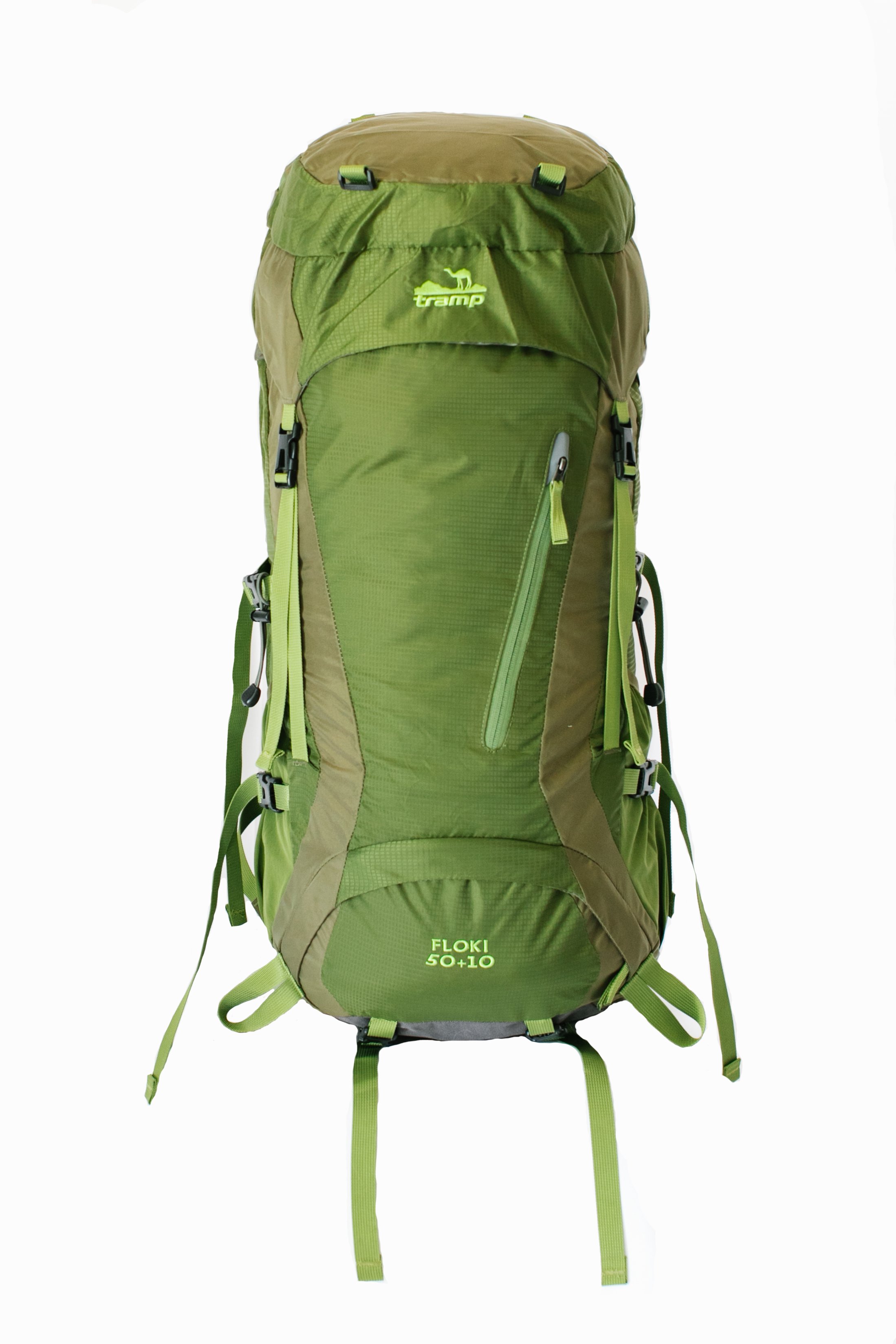 Туристический рюкзак Floki 50+10 зеленый