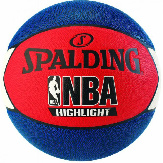  ' Spalding NBA Highlight Blue/Red Size 7 HGLT BL/RD 7