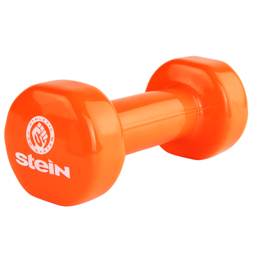 Гантель вінілова Stein 2.5 кг/ шт / помаранчева