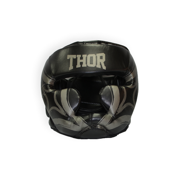 Шлем для бокса THOR COBRA 727 S /Кожа / черный
