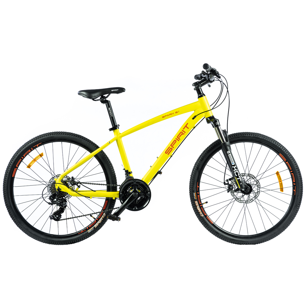 Велосипед Spirit Spark 6.1 26", рама XS, желтый/матовый, 2021