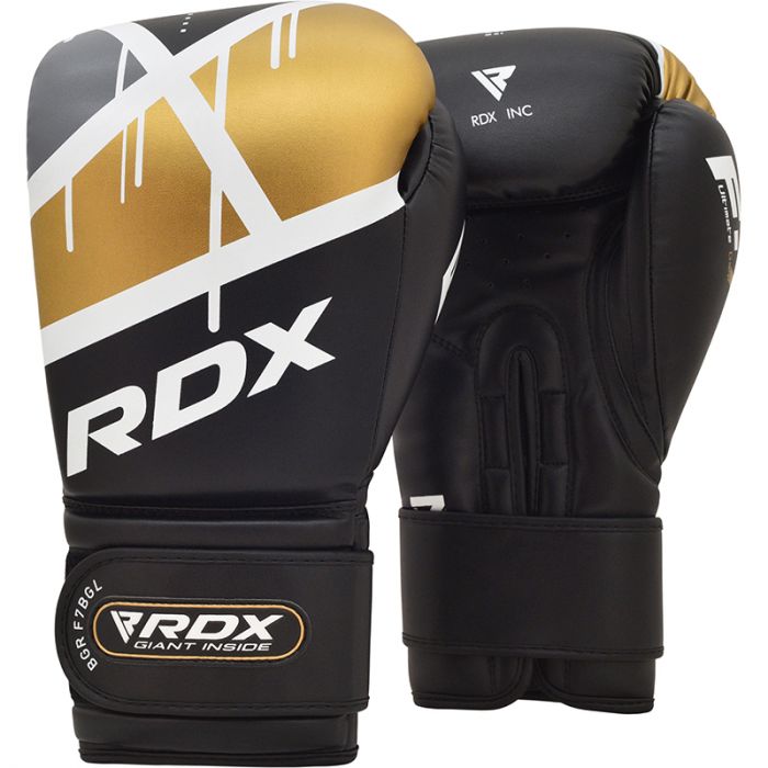 Боксерські рукавички RDX Rex Leather Black 8 ун.