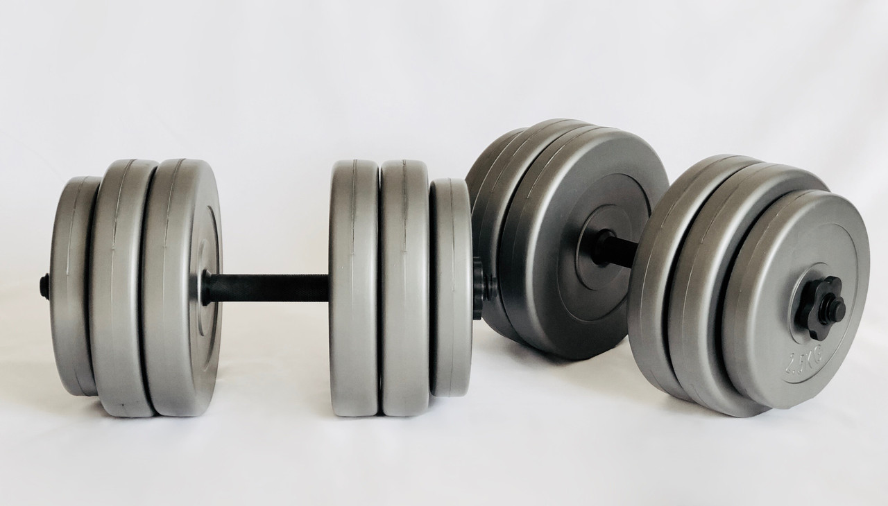 Гантелі 2х25кг GREY (02025G) Гантелі 2х25кг GREY (02025G)