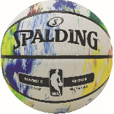  ' Spalding NBA Marble White Black Outdoor Size 7 NBA-MBW-OUT 7