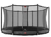  Berg Champion InGround 380 Grey + Safety Net Deluxe 35.42.91.02