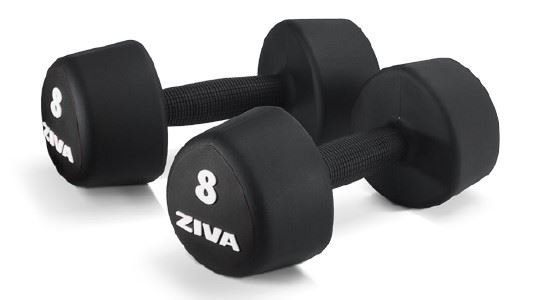 Набор гантелей для фитнеса Ziva ZVO Urethane Tribell 1-10кг