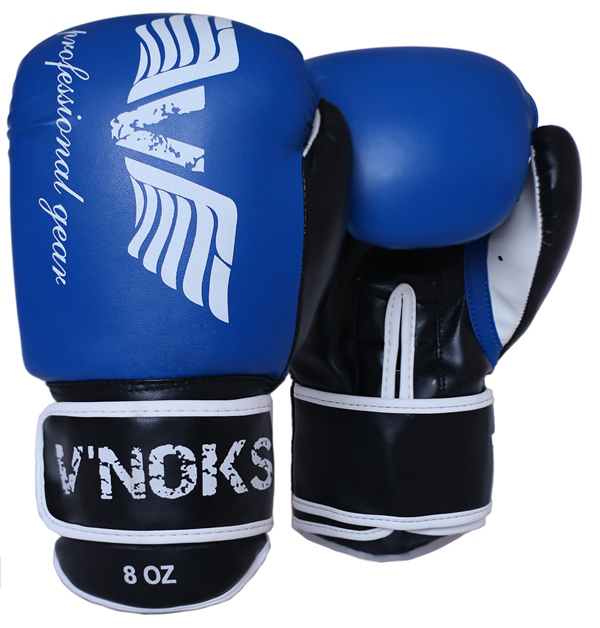 Боксерские перчатки V`Noks Lotta Blue 12 ун.