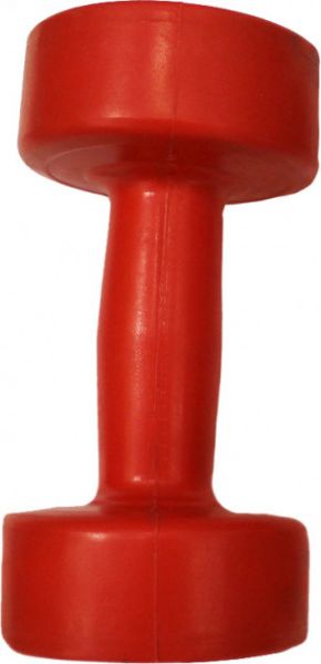 Гантель пластик EVROTOP 1,5кг, красная