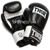  THOR Sparring 558 (Leather) BLK/WH 10,12,14,16 oz