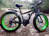  LKS Fatbike Electro Rear Drive (black/green)