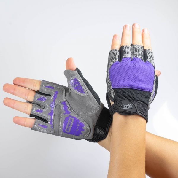 Перчатки для фитнеса сетка JF-S3 violet S