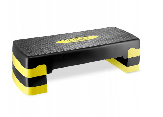 Степ-платформа 3-ступінчаста 4FIZJO 69 х 28 х 10-15-20 см Black/Yellow
