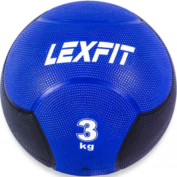 Медбол USA Style LEXFIT синий 3кг, LMB-8002-3