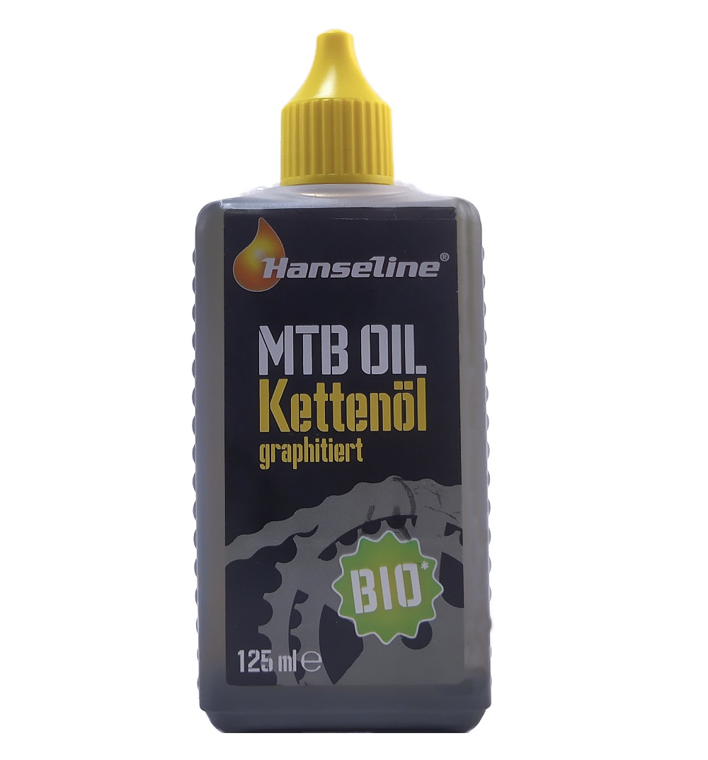 Мастило для ланцюга Hanseline BIO-MTB-Oil, 125мл (графітна)