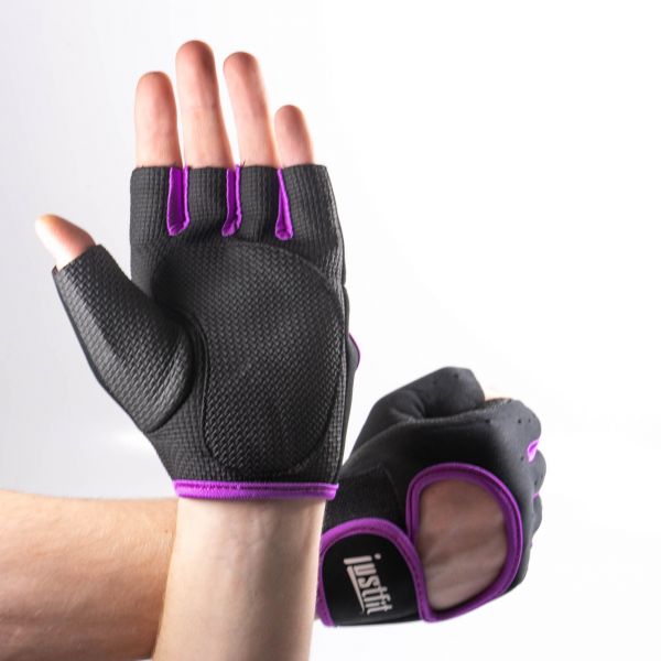 Перчатки для фитнеса BoyBo JF-N1,(неопрен) фиолет, р.М, SF9-99-3