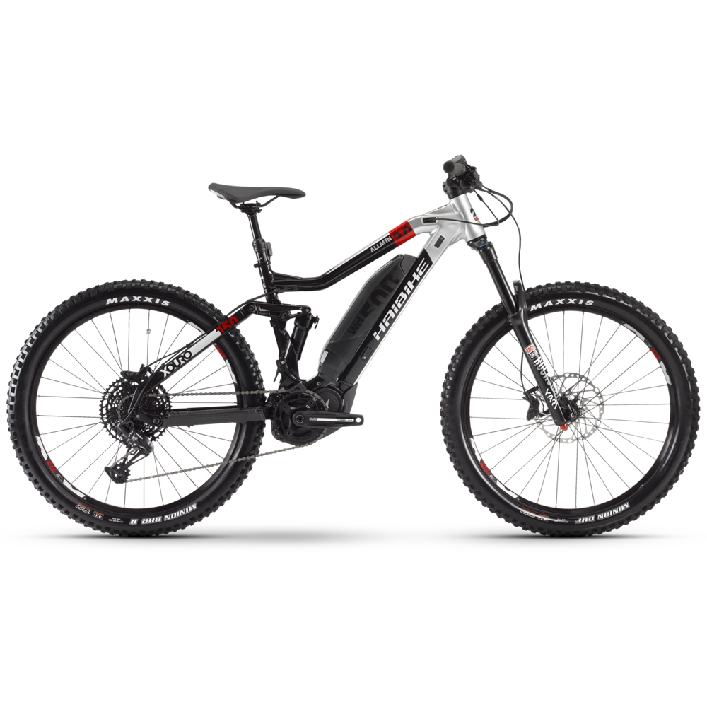 Электровелосипед Haibike XDURO AllMtn 2.0 500Wh 12 s. NX Eagle 27.5", рама M, черно-серо-красный, 2020
