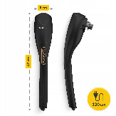      4FIZJO Long Stick 7  1 Black (P-5907739319142)