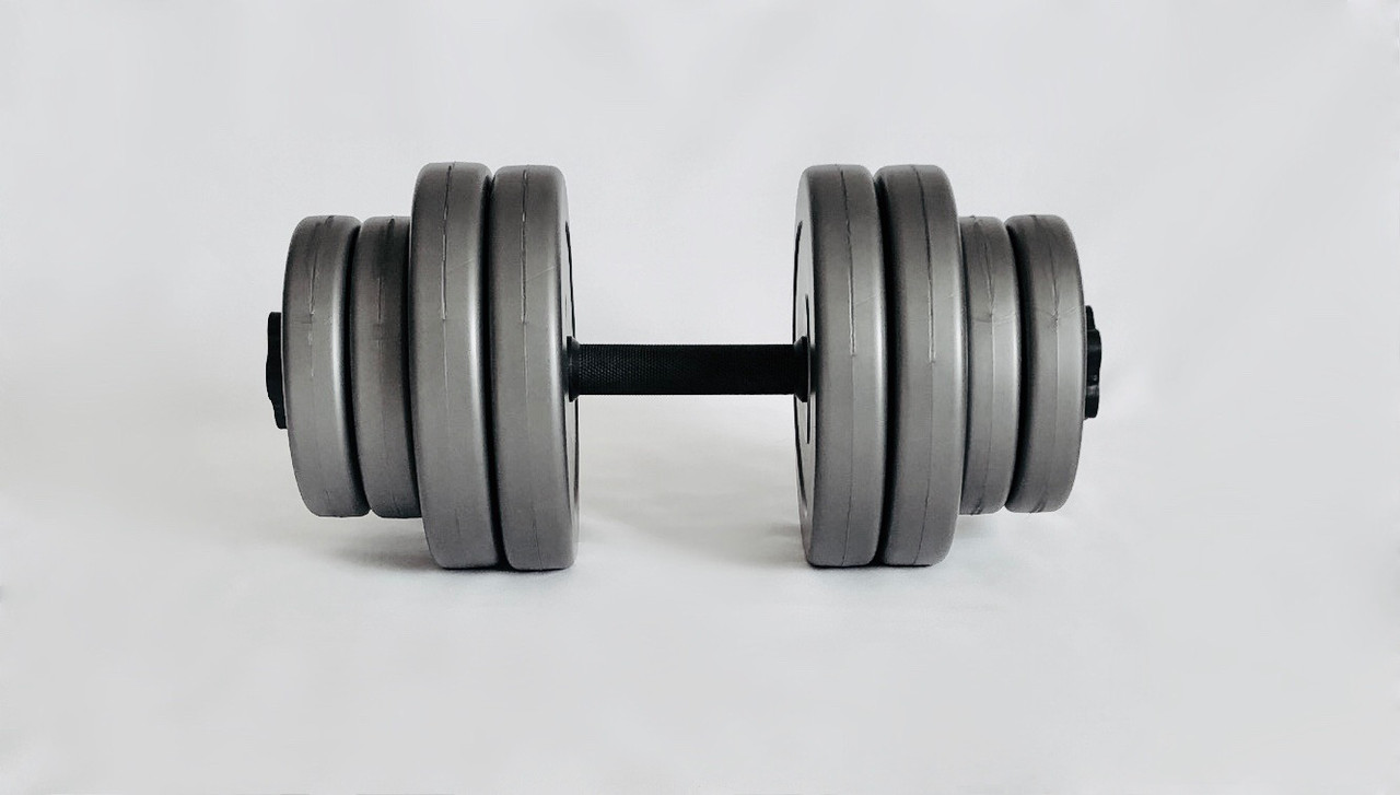 Гантель 15кг GREY (01015G) Гантель 15кг GREY (01015G)